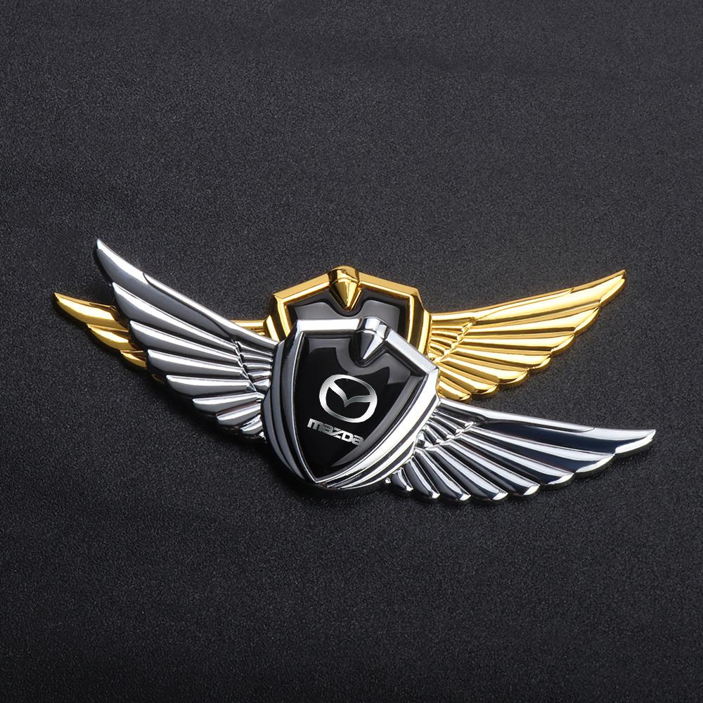 3D Metal Car Metal Alloy Badge Body Stickers Decoration Accessories For Mazda Axela Demio Atenza CX5 CX3 CX7 CX30 CX60 CX9 2 3 4 GF6
