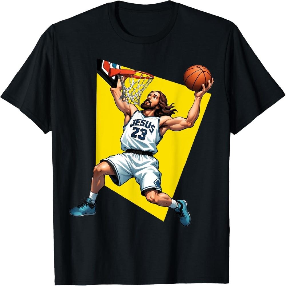 Спортивная футболка Иисуса Слэм-данк XXXXXL чёрный