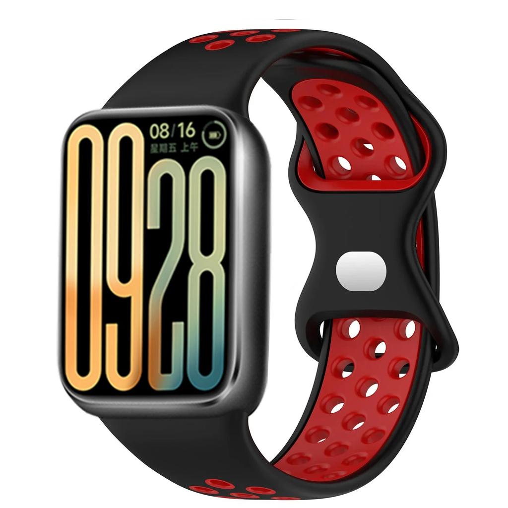 Soft Silicone Strap for Xiaomi Mi Band 8 Pro/9 Pro Sports Breathable Bracelet Wristband for Redmi Watch 6 5 4 Correa Accessorise