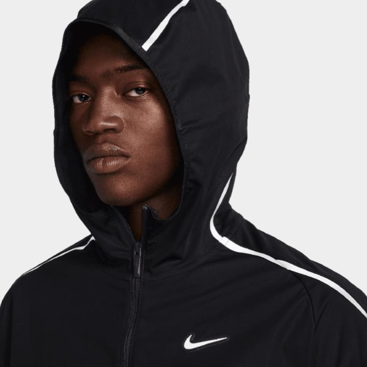 Nike X Nocta Collab FW23 Høy krage Hette Glidelåslomme Reflekterende materiale Jakke Unisex Jakke Svart DV3662-010