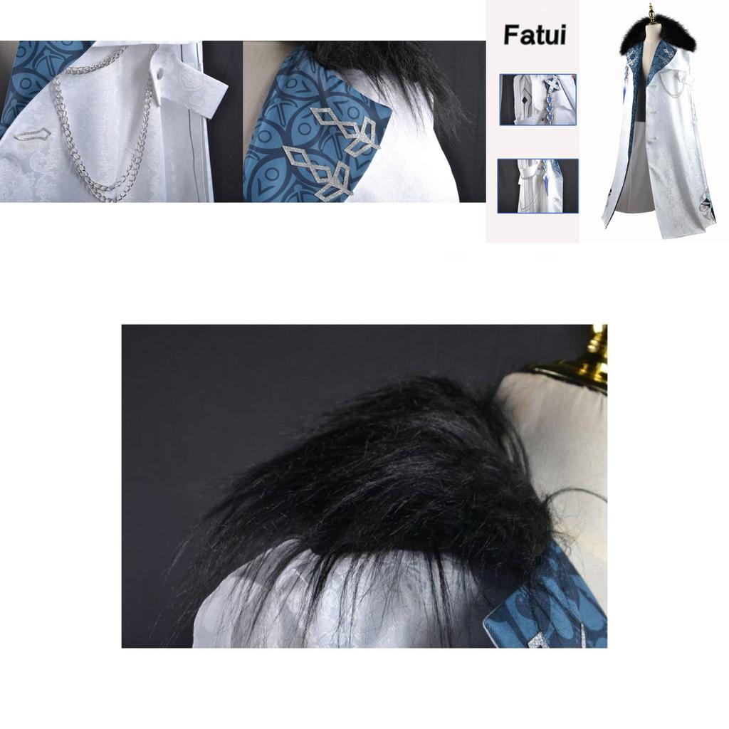 Original Trial Impact Cosplay Costume Tartaglia Cape Halloween Party Outfit