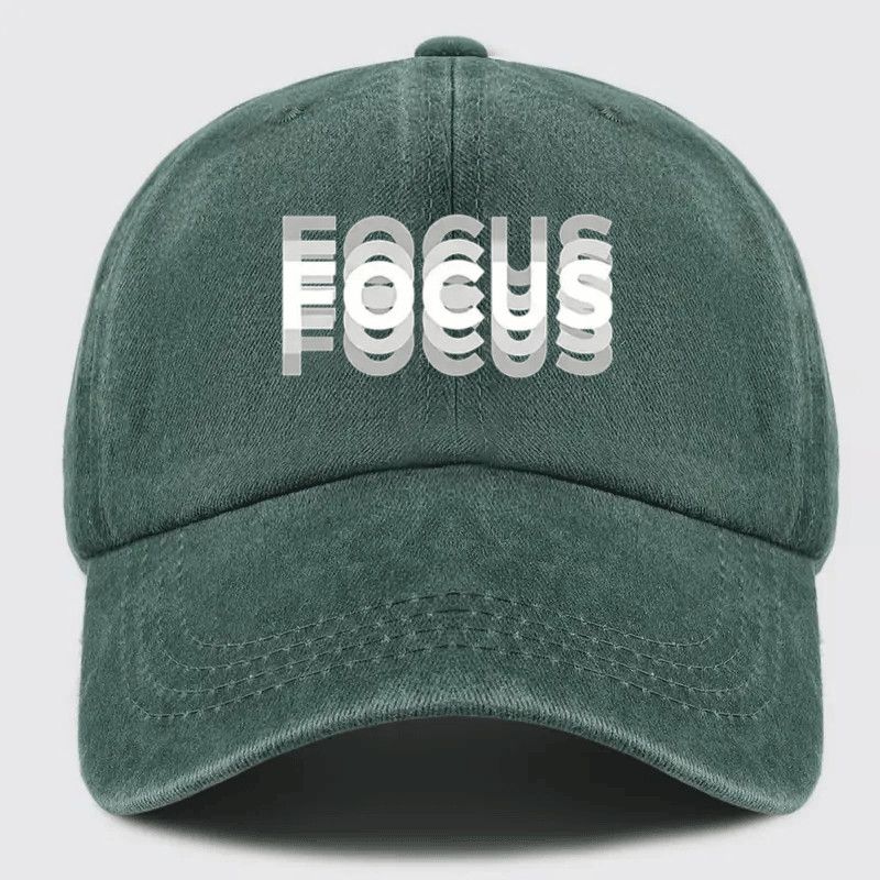 Printed Pattern Washed Baseball Cap Latest Cotton Adjustable Classic Style Sportss Duckbill Hat For For Men And Women Sun Hat Focus Illusion With