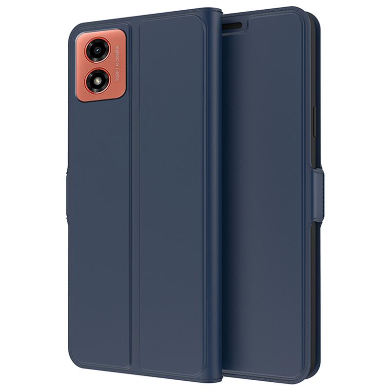 For Motorola Moto E14 4G/G04 4G/G04s 4G/G24 4G Cell Phone Cases Shock Absorbing Card Holder PU Leather Cover