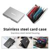 Car ID Bank Card Business Card Stainless Steel Storage Case For Mercedes Benz W124 W203 W204 SLK CLA SL SLC C CLASS B CLASS E PK3