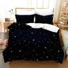 Galaxy Soft Duvet Cover Quen King-Sized Dimensionsd Dimensions Modern Universe Star Print Beding Set Abstract Geometric Comfortable Quilt Cover For
