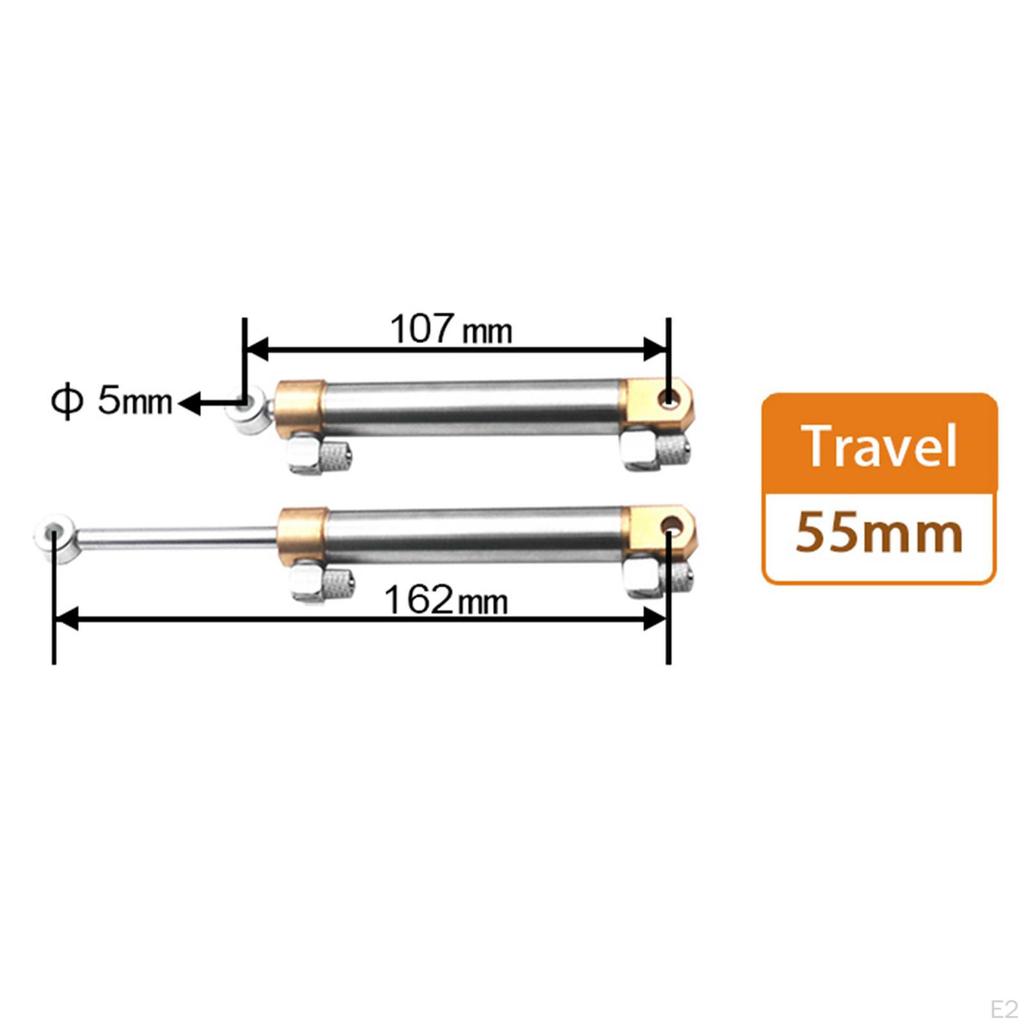 ,RC Model Mini Hydraulic Cylinder Professional Practical Premium, Sturdy Durability Easy To Install,