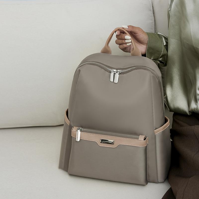 Nylon Small Backpack Women's Lightweight Commuter Backpack Student Travel Schoolbag