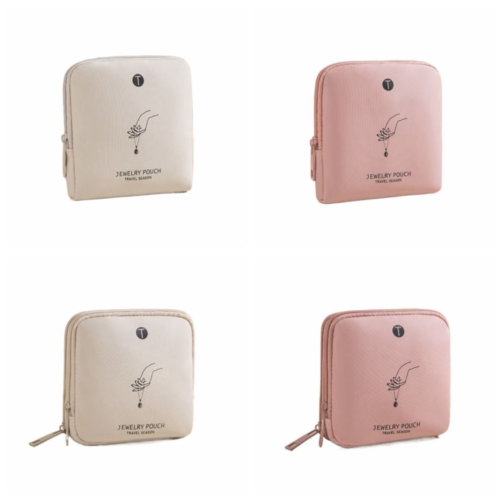 Multifunctional Zipper Jewelry Bag Multi-layer Jewelry Organizer Jewelry Storage Bag  Travel