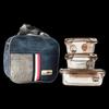 Yileya High Borosilicate Glass 3-Piece Lunch Box Set