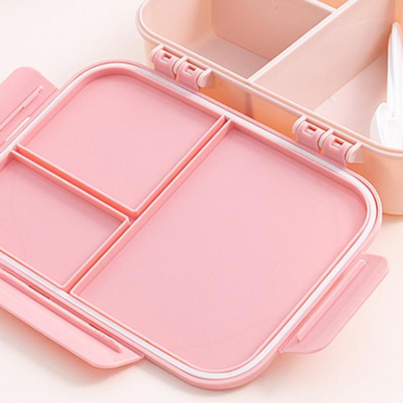1200Ml Flip-Top Lunch Box,Portable, Leakproof & Waterproof Design For Outdoor Use, Travel, College, And Office Workers