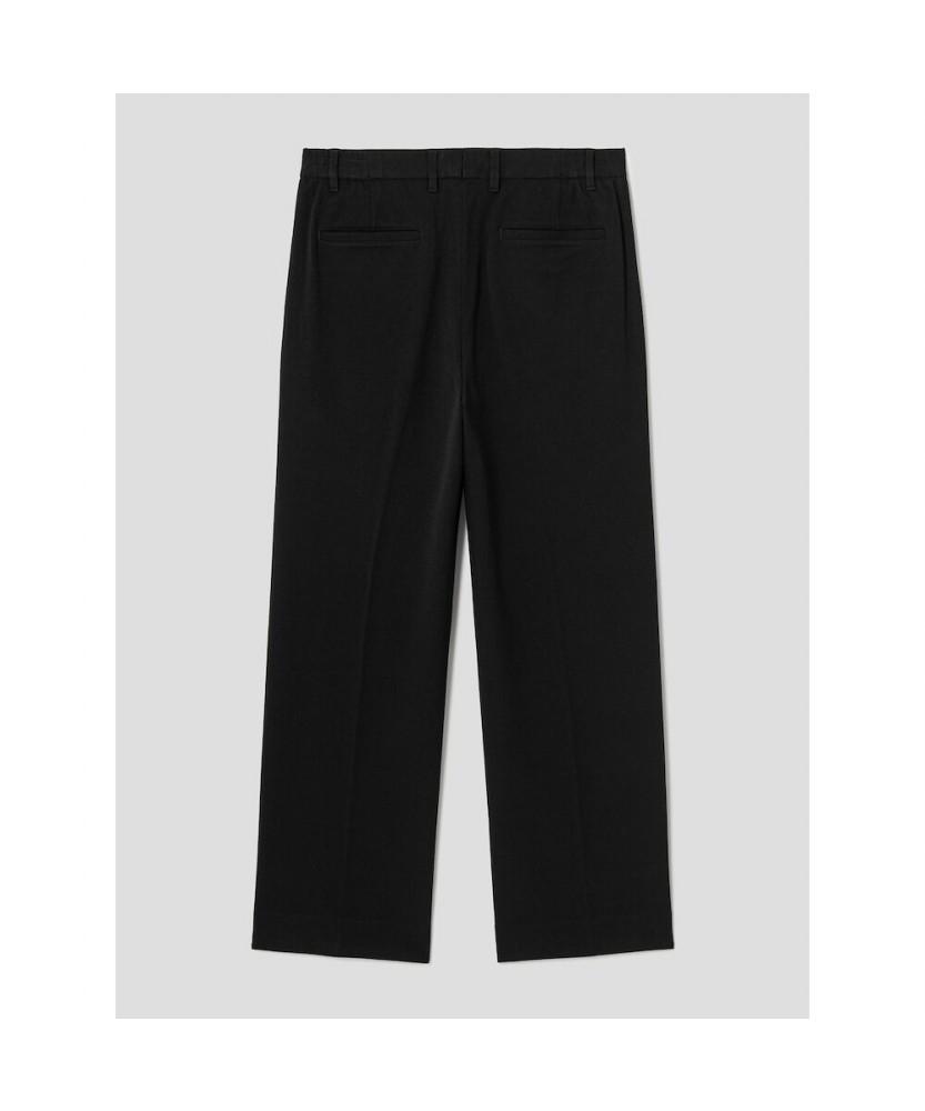SHIFT.G Ordinary Onetuck Slacks Black