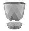 Plastic Plant Pot Decorative Cover with Saucer Universal