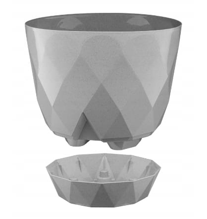 Plastic Plant Pot Decorative Cover with Saucer Universal