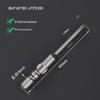 S2 Steel High Hardness 4mm Magnetic Phillips Electric Screwdriver Bit, Round Head.