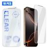10Pcs 3D Curved Edge Zero-Border HD 9H+ Tempered Glass Screen Protector For iPhone 17 Pro, Bubble-Free Auto Adsorption Film