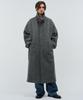 Intersection Alpaca Mix Balmacaan Maxi Coat [Grey]