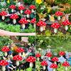Ground Plug Lights 8 Pack 5.5M Solar Powered Lights Outdoor Plug In Stake Lights With 8 Lighting Modes Solar Powered