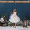 Handmade Christma Doll Ornaments Durable Xmas Angel Ornaments Funny Plush Angel Pendant  Home Decor