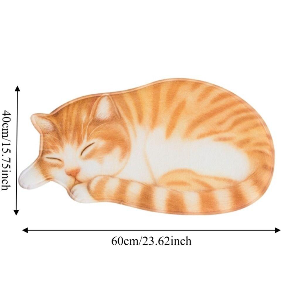 Wear Resistant Design Simulation Cat Floor Mat Living Room Tea Table Bedside