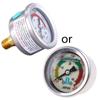 2" Size Liquid Filled Pool Filter Pressure Gauge Steel for Case 0-6000/ 0-40MPa 10mm Back Mount