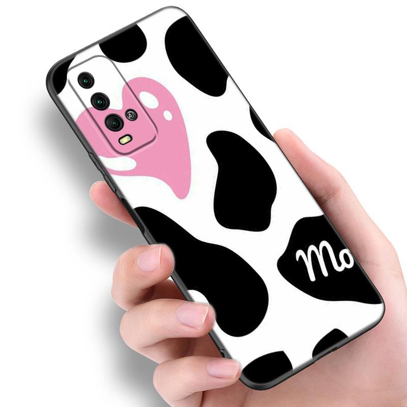 

Чехол для телефона с рисунком коровы, черный, белый, для Xiaomi Redmi Note 5, 6, 9T, K20, K40, K50, Pro, 7A, 8A, 9A, 9C, 9i, 10A, 10C, A1, S2, TPU, черный Redmi Note 6(Pro)