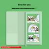 Kinbor Artist Illustrated Weekly Planner Mini Self-Date Organizer Notebook Daily Plan Journal for Work/Travel/Study Kawaii Gifts