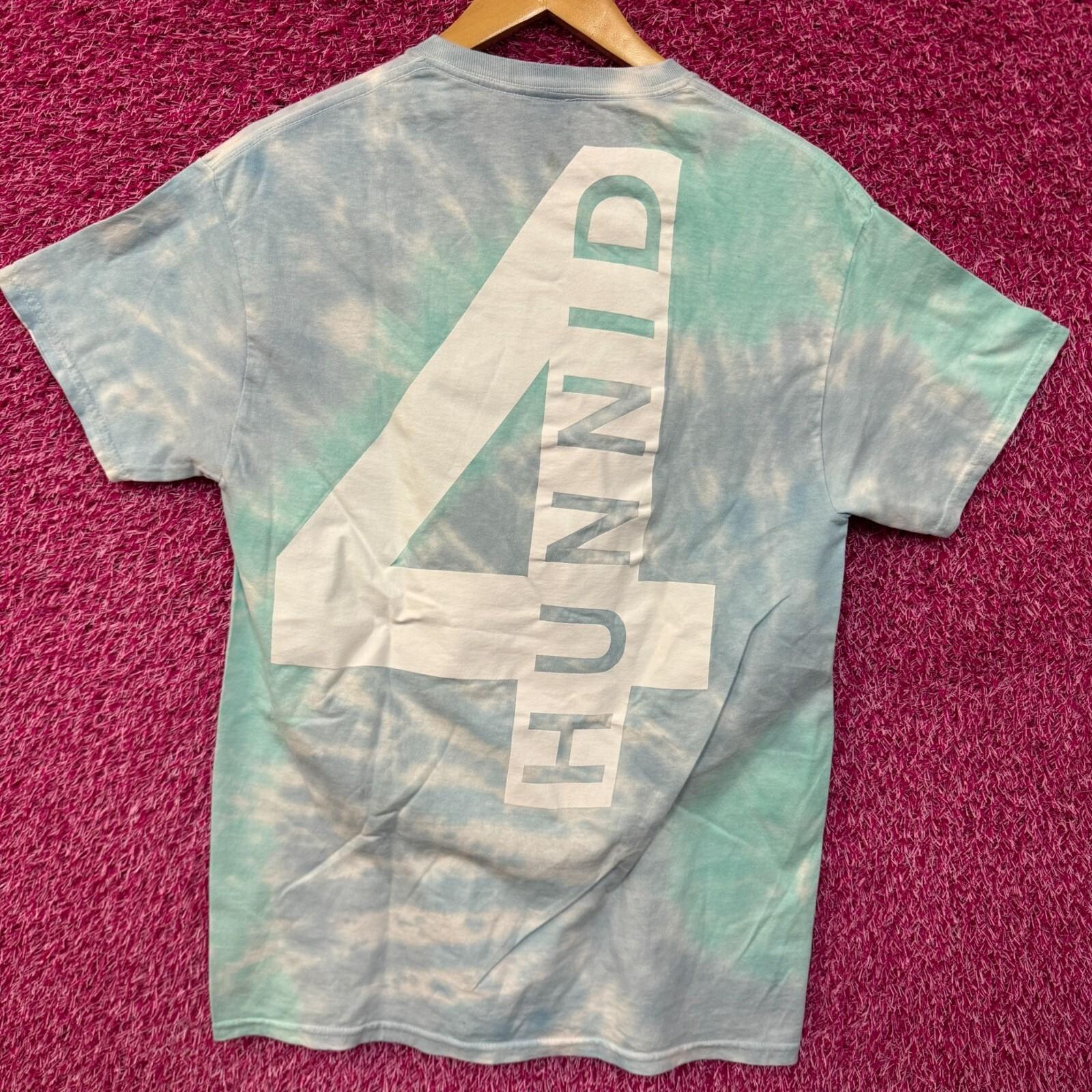 YG 4hunnid West Coast Rap Street Culture Hip Hop Tie Dye M L