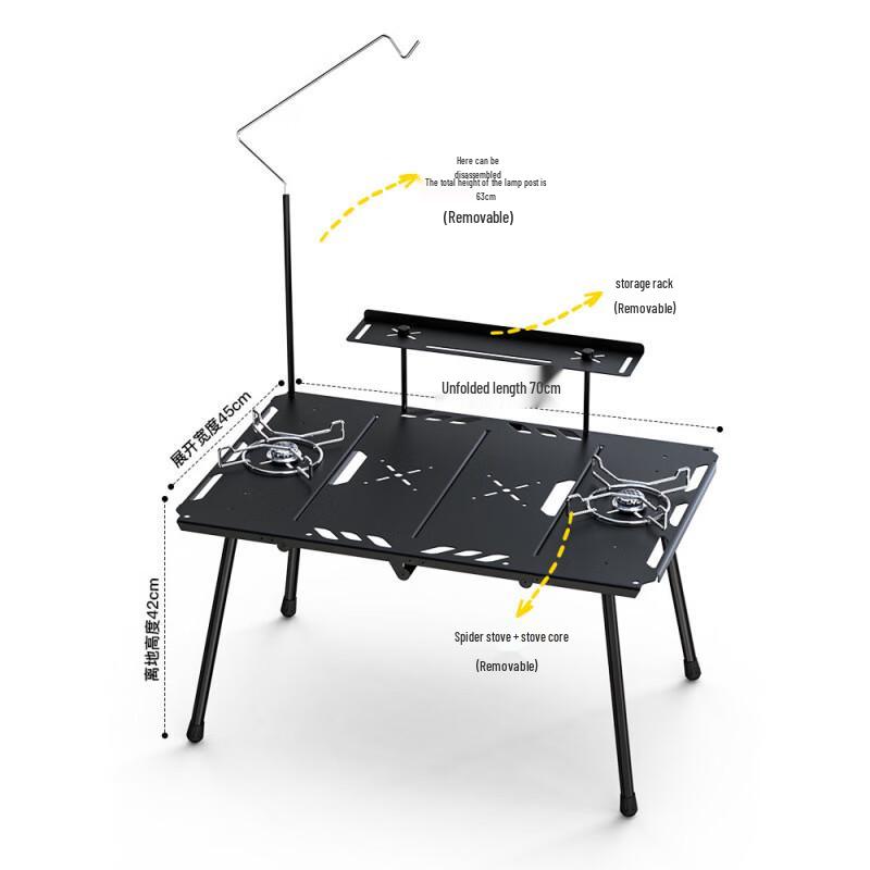 ZISIZ Outdoor Tactical Folding Table