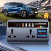 new Car Inverter Converter 12V/24V To 220V Fast Charging Ports Portable Automotive Charger Inverter 3 USB Ports Vehicle Inverter