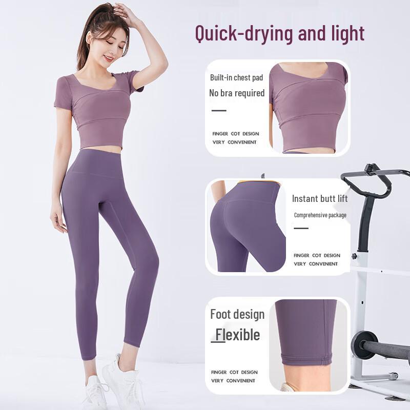 Miling Women's Short Sleeve Quick-Dry Sports Top