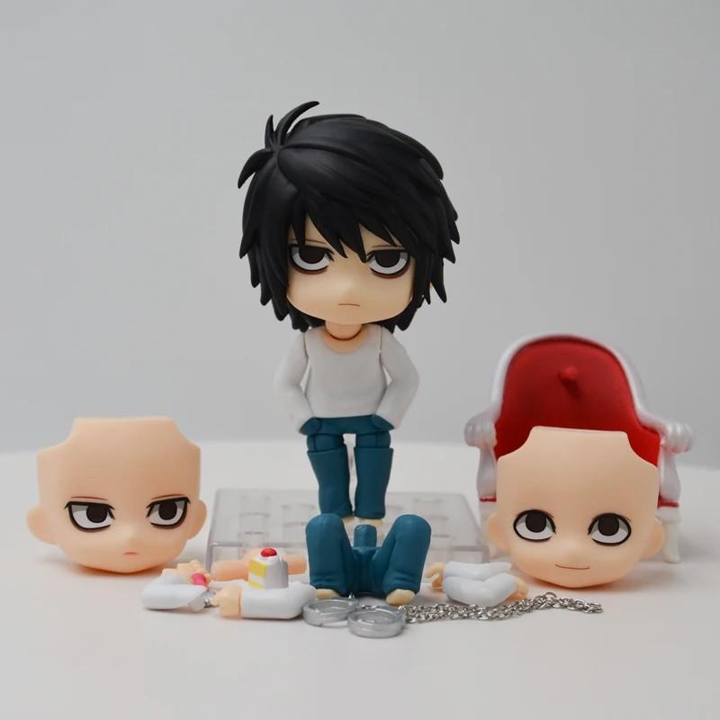 10cm Death Note Anime Figure Amane Misa Action Yagami Light Figurine Collection Model Doll Toys L PVC 2674 1200 1160 Poseable Articulated Scale