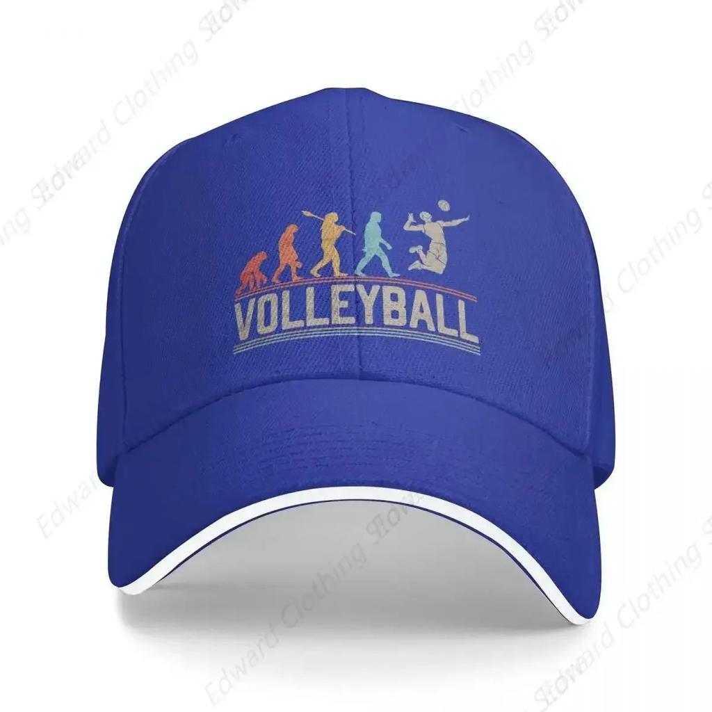 New Volleyball Evolution of Man Funny Volleyball Player Vintage Baseball Cap Kids Hat Sports Caps Hats Woman Men's