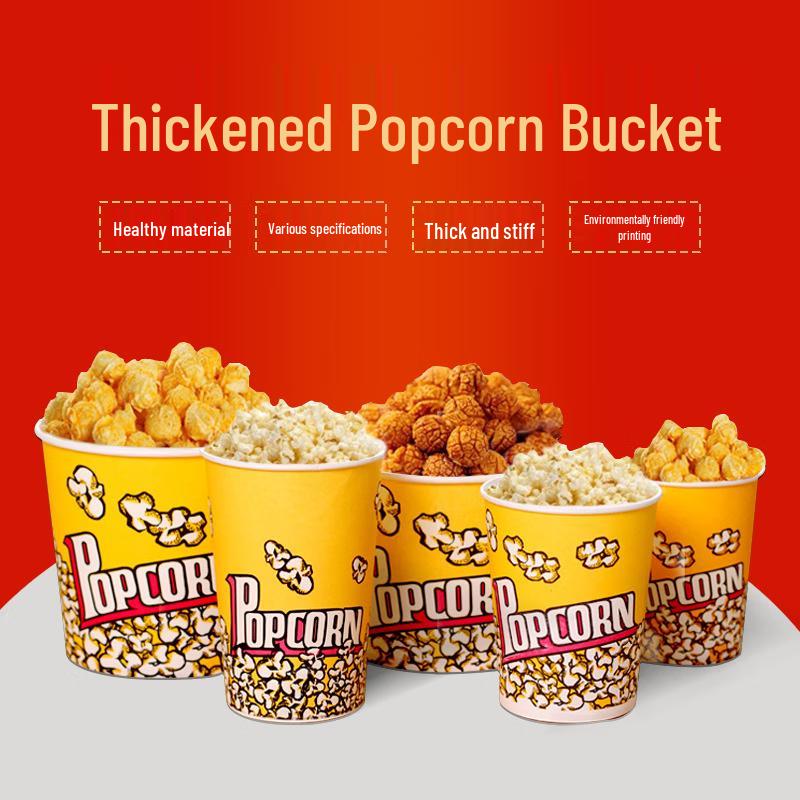 Commercial Disposable Popcorn Paper Buckets