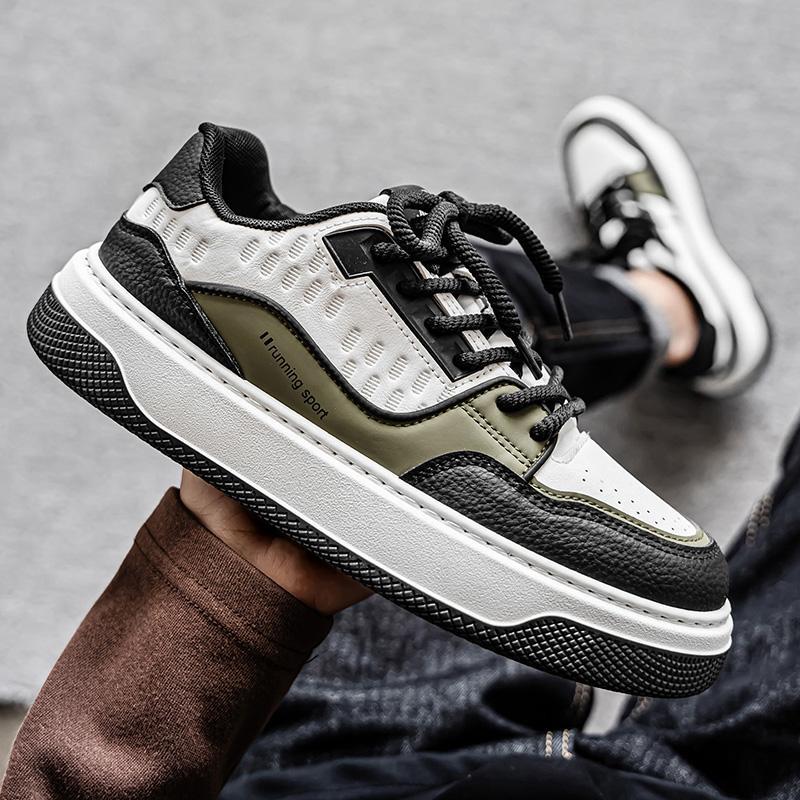 Men 's Casual Four Seasons Fashion Skateboarding Students Comfortable Sneakers Boys Trending Soft Sole Breathable Shoes