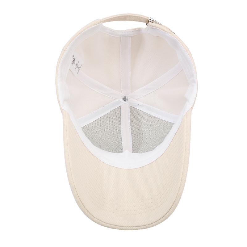 Korean Style Embroidered Autumn Baseball Cap for Women