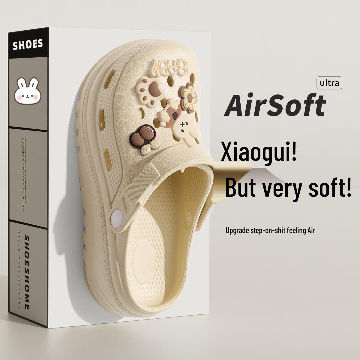 

Жіночі літні 2025 медсестринські клопи - EVA товста підошва лікарняні капці 38-39