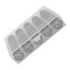25pcs Bobbin with Thread Winding Wire Transparent Bobbins for Embroidery and Sewing Machines