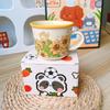 Cute Cartoon Ceramic Cup Flowers Rabbit Sunflower Water Cup Milk Cup Breakfast Cup Girl Gift Cup
