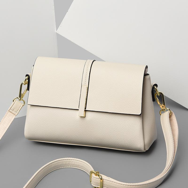 High Quality Underarm Niche Cowhide Shoulder Bag,Genuine Leather Handbag,Women's Fashi Ladies Small Square Bag