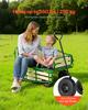 VEVOR Pull-Along Wagon for Kids,101 Cm Toddler Wagons with Foldable Wooden Panel & Handle, Supports Up To 250kg, 25.4cm All-Terrain Tires