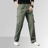 Sezione sottile primaverile e autunnale di pantaloni casual da lavoro di grandi dimensioni Pantaloni da lavoro americani di grandi dimensioni in cotone da uomo Nuovi