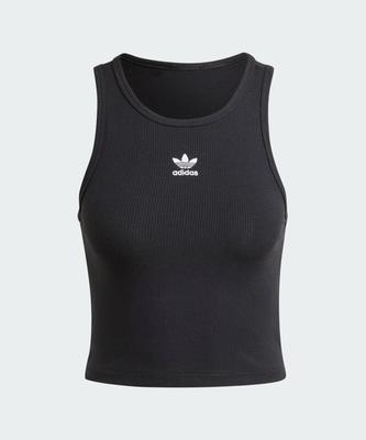 Rib Tank Top - Black Iw5736