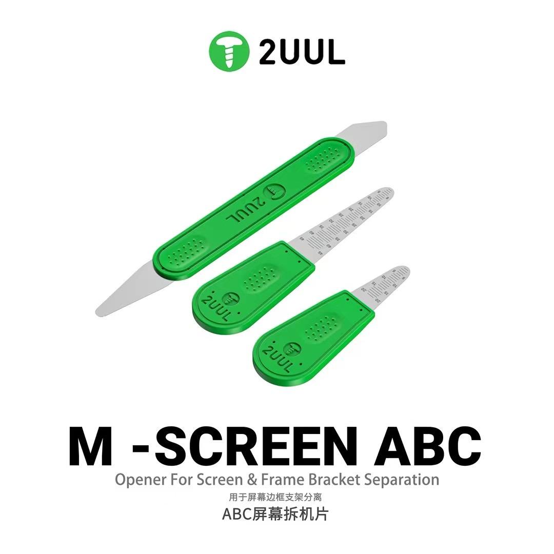 2UUL mobile phone repair tool disassembler set multi-function screen disassembler frame disassembler 3 in 1 steel sheet