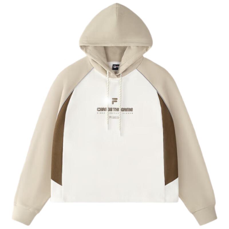 FILA FUSION Women s Color-block Hooded Sweatshirt L