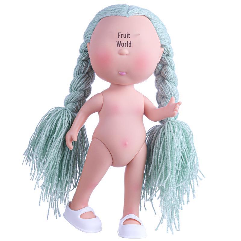 Bambola Patata Nuda Mia Spanish Waldorf Fatta a Mano 24cm Set Fai da Te