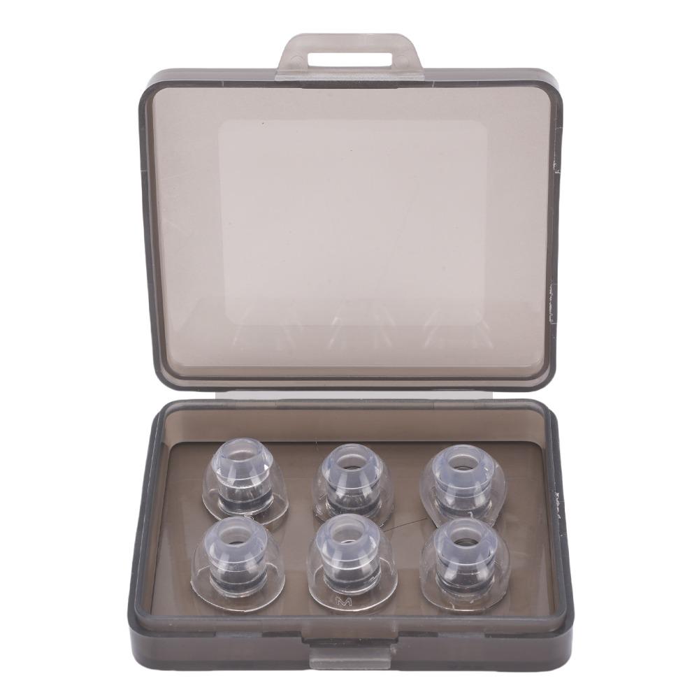 6PCS Including S / M / L Noise Isolation Earbuds Tips for 4.5mm to 6.5mm Earphone Home