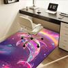 Colorful Dolphin Chair Mat: Office Carpet, Oversized Rug for Home Decor, Sofa Mat, Desk Pad Gift Suitable for Bedroom, Living Room, Any Room