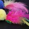 Interactive Cat Toy Chasing Toys Colorful Cute Plush Interactive False Mouse for Indoor Cats Entertain