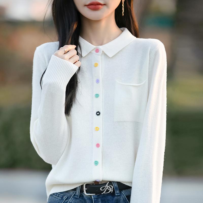 Dámský lehký kardigan z 50% vlny a 50% morušového hedvábí - všestranný úplet na 4 sezóny pro celoroční pohodlí a styl