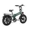 PULUMA PE500 Folding E-Mountain Bike 500W*2 Dual Motor 48V17.5AH 20 Inch Fat Tires Electric Bicycle Outdoor Riding All-Terrain Electric Bicycle